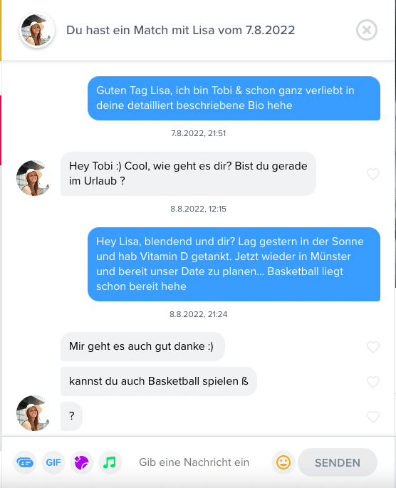 tinder gesprächsstarter